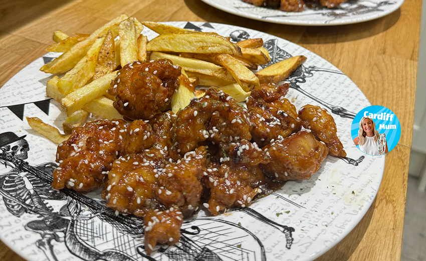 Crispy Honey Glazed Garlic Sesame Chicken