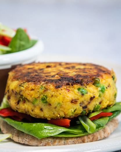 Spicy Potato & Chickpea Patties