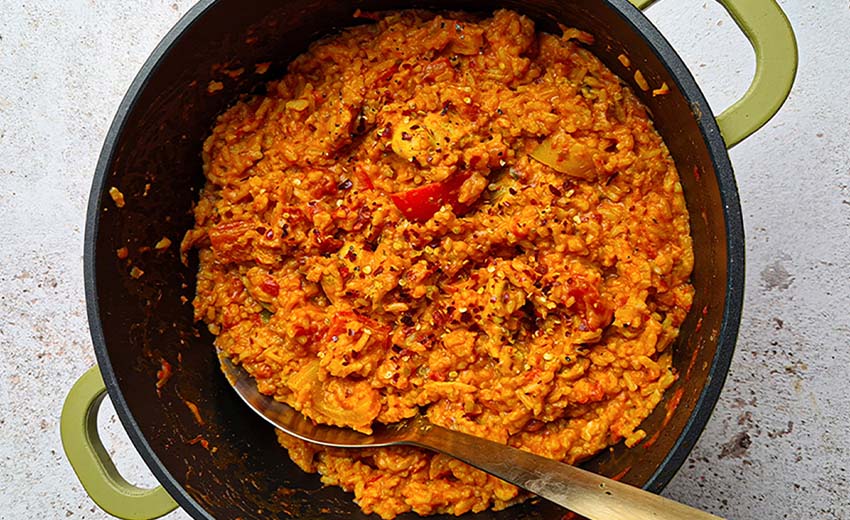 One Pot Smokey Tomato Rice