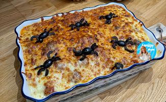 One Pan Cheesy Italian Baked Meatballs